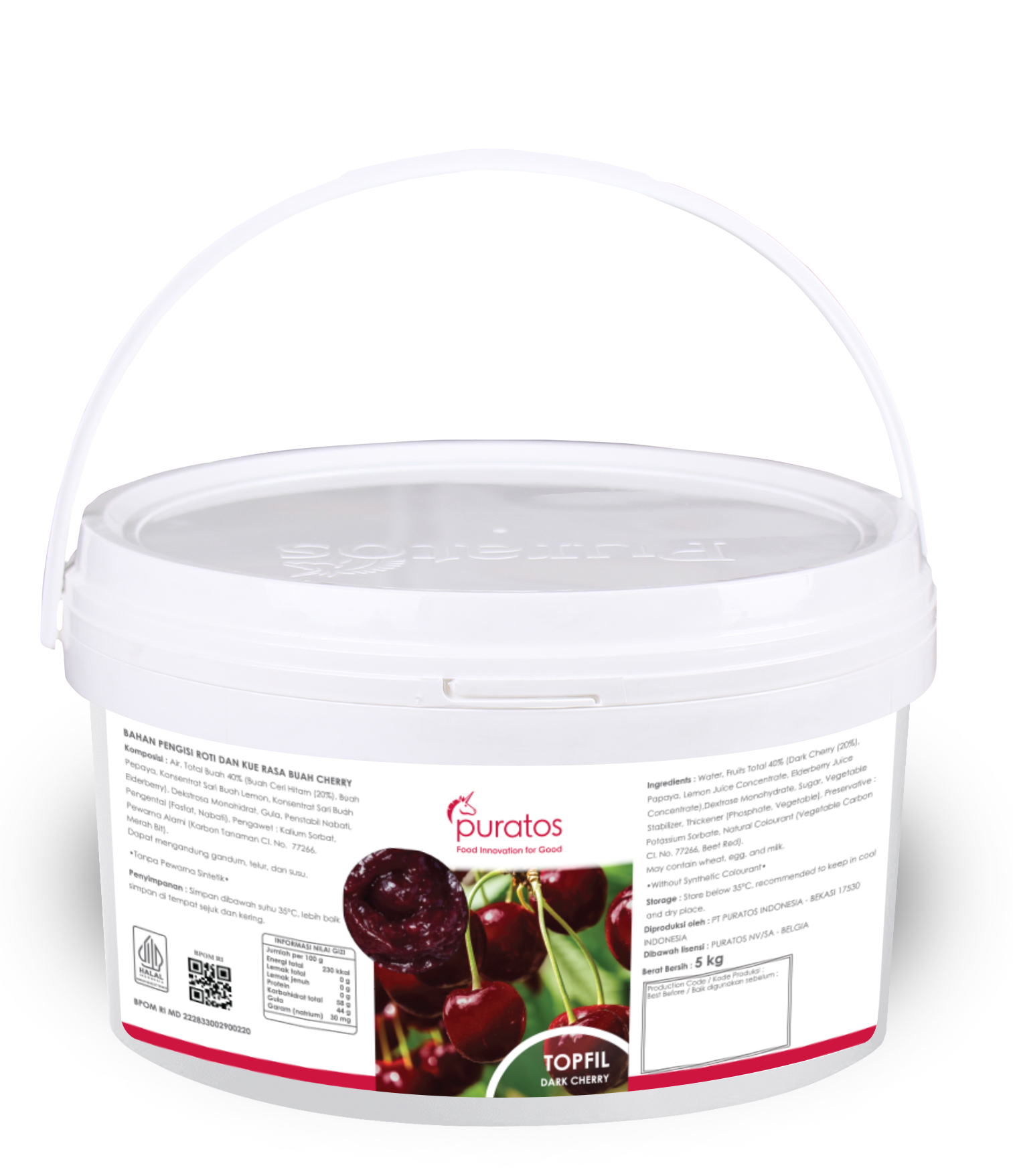 TOPFIL DARK CHERRY (5 KG)